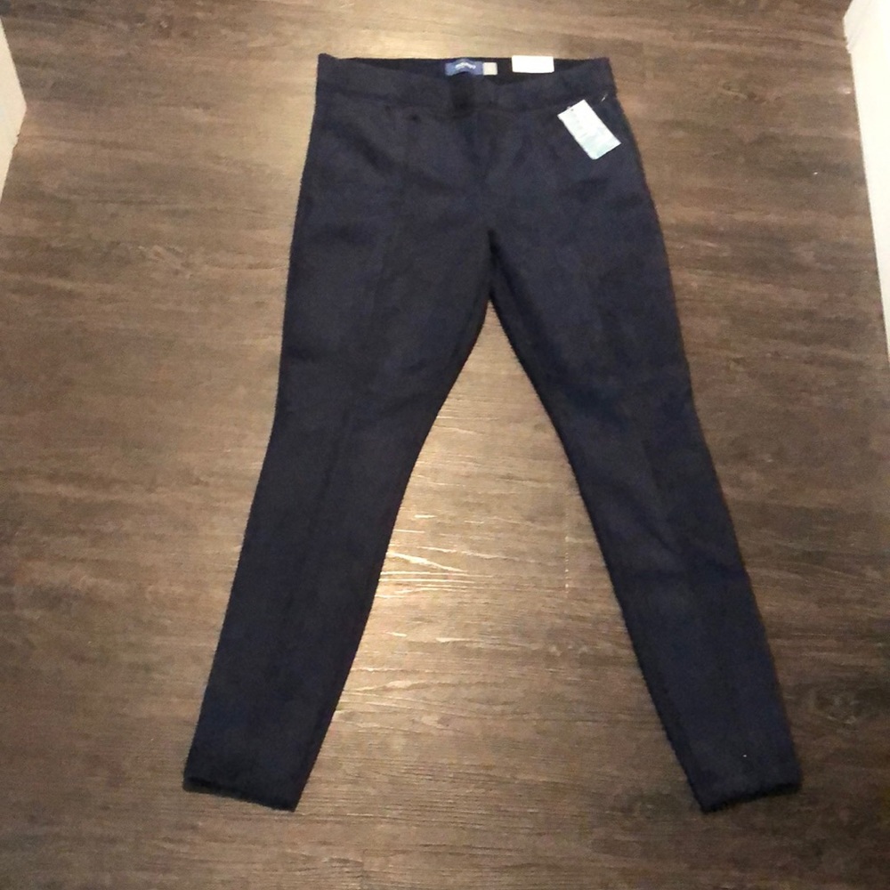 NWT Old Navy Stevie faux suede leggings